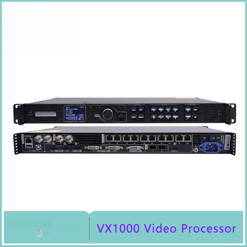 VX1000 Video Processor With 10 LAN Ports Output Support 65 Million Pixels Nova Rental LED Video Wall