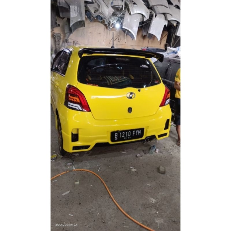 Bodykit Bemper Belakang Toyota Yaris Bakpao Upgrade Trd