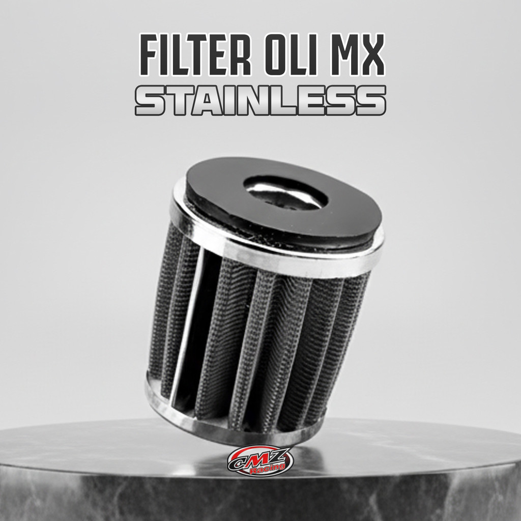FILTER STAINLESS SARINGAN OLI JUPITER MX VIXION JUPITER Z VEGA ZR  MX KING XABRE R15 1S7 GOOD QUALIT