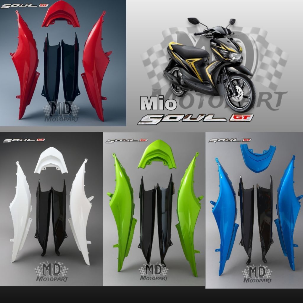 ANONNIA.ID Cover Body Samping Mio soul GT 115 Fullset