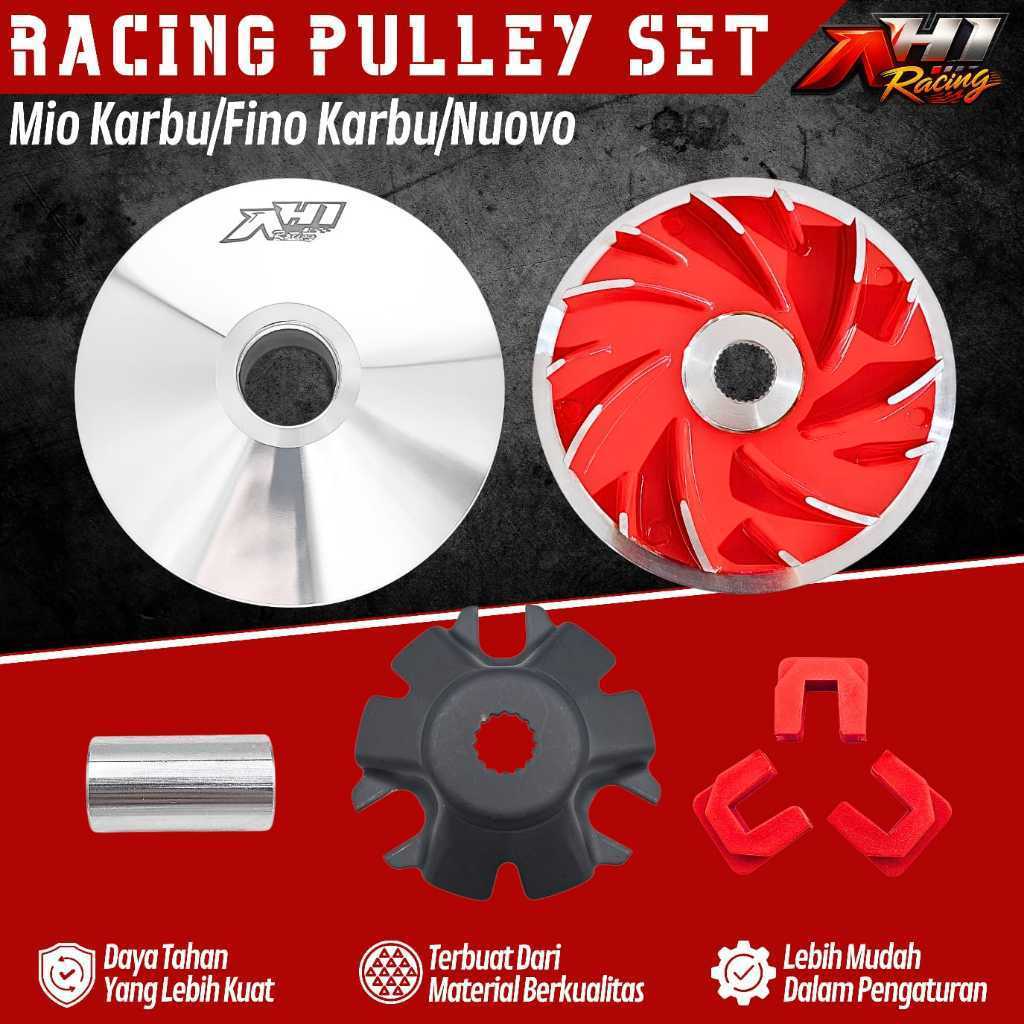 AH1 PULLEY SET CUSTOM BUBUT DERAJAT 13.5 5TL MIO SPORTY SMILE SOUL FINO KARBU NUOVO - UPGRADE CVT KI