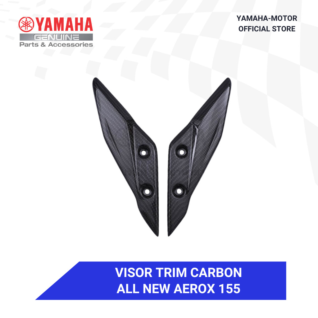 Yamaha All New Aerox 155 Visor Trim Carbon