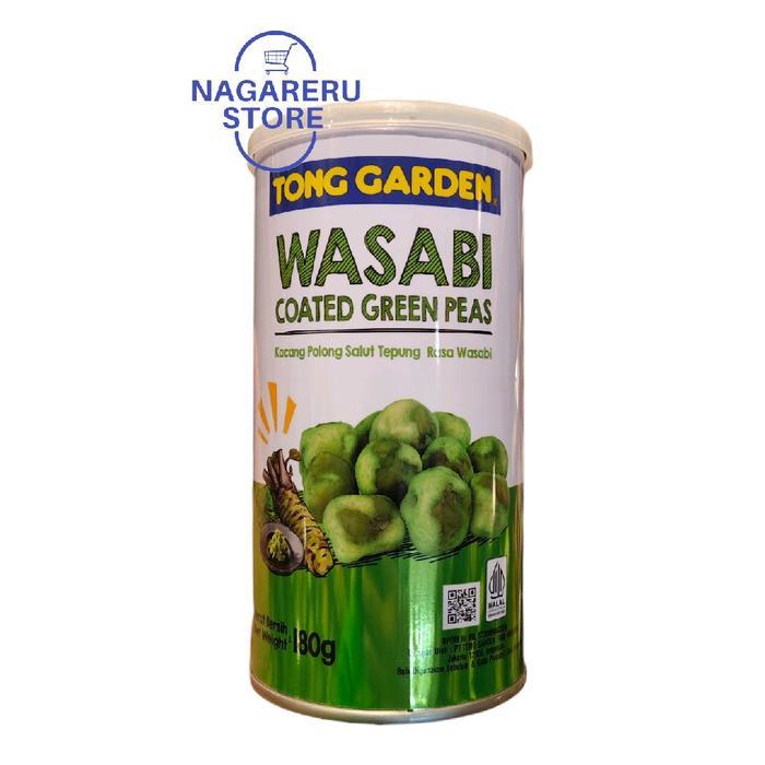 Tong garden wasabi coated green peas (kacang polong salut tepung rasa wasabi) 180gr
