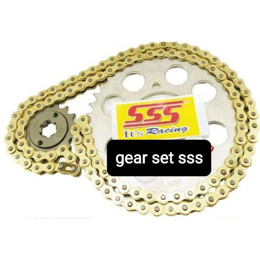 MEGA PROMO Gear rx king jupiter z vega mx 415 GEAR SET SSS RX KING,MX 135,JUPITER, VEGA,DLL,1 SET GE