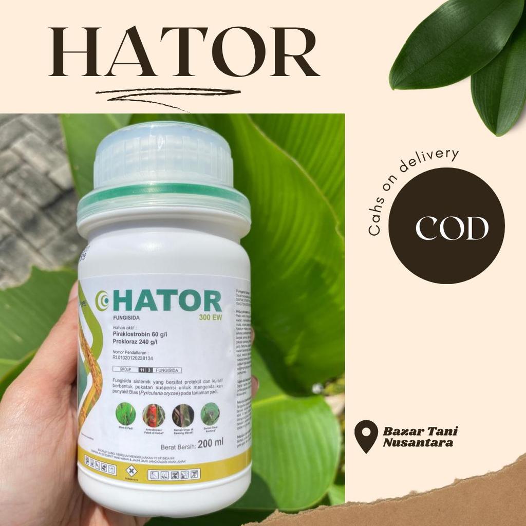 HATOR 200MLfungisida sistemik ampuh, fungisida sayuran, obat bercak daun, obat busuk buah, fungisida