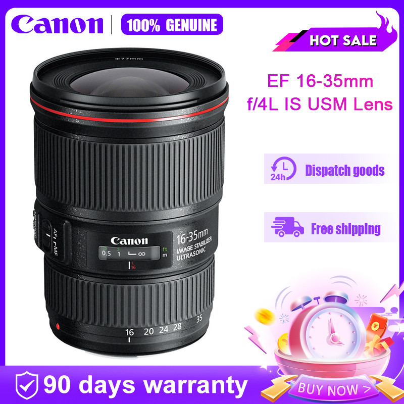 Canon EF 16-35mm f/4L IS USM Lens wide-angle zoom lens SLR camera professional lens suitable for Can