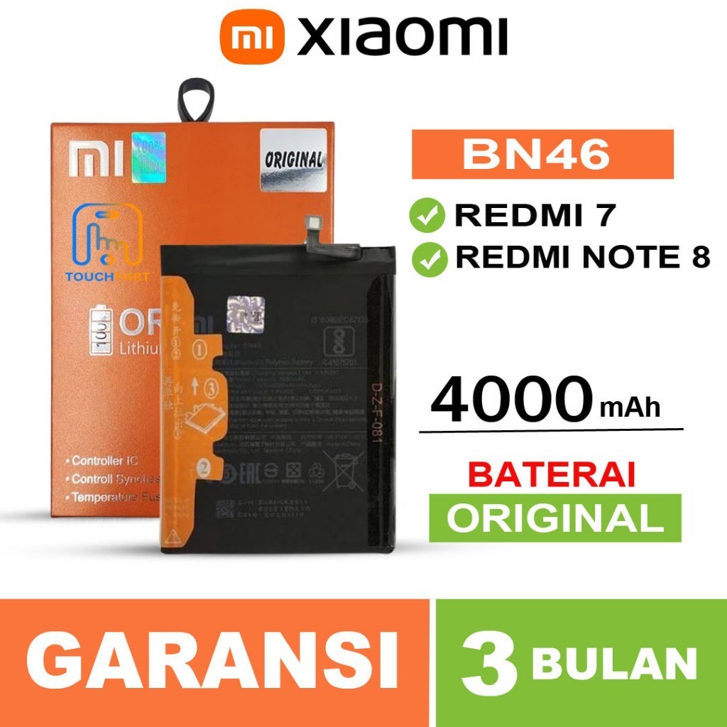 BATERAI BATRE XIAOMI REDMI 7 / REDMI NOTE 8 BN46 ORIGINAL