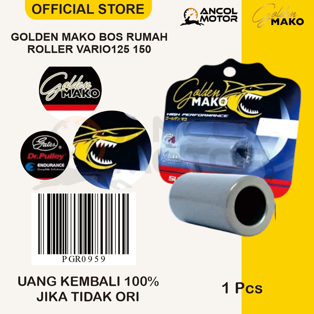 Golden Mako Bos Roller Super Light Vario 125 150 PCX Lokal Pin Pulley KZR K35 CVT