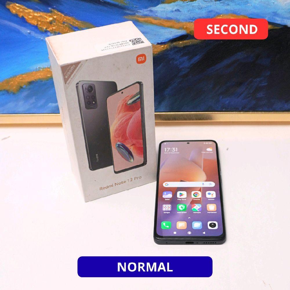 XIAOMI REDMI NOTE 12 PRO 8/256 GB (4G) HP SECOND ORIGINAL SINAR MUTIARA CELL