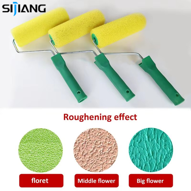 SIJIANG Roll Cat Tekstur Motif Kamprot Roll 8 Inch Termurah Texture Roller Paint roll kuas cat dindi