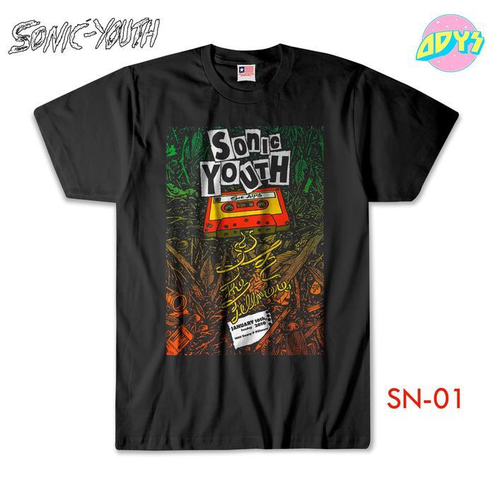 (COD) Kaos Sonic Youth - Hitam - Original New States apparel - S