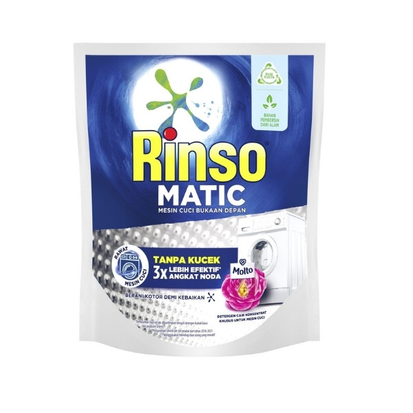 RINSO MATIC LIQUID FRONT LOAD POUCH 1.45 KG