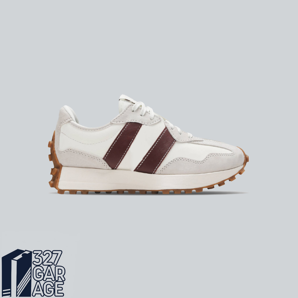 Sneakers New Balance WS327SG X Staud Grey Burgundy Original BNIB Unisex