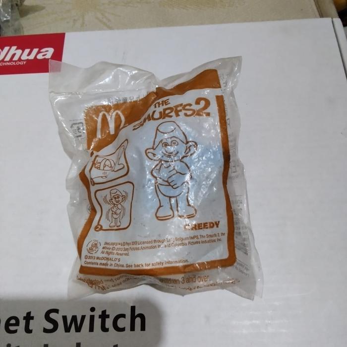action figure Greedy The Smurfs 2 Happy Meal MC Donalds TaO 
