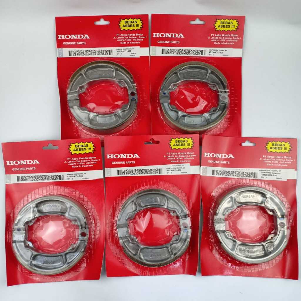 kampas rem honda beat  rem Spacy KZL ISI 5 PCS Ori motor part