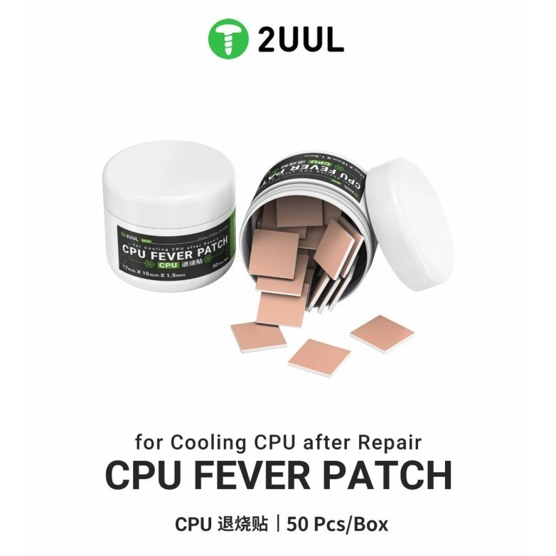 THERMAL PAD 2UUL SC09 CPU FEVER PATCH - Pendinginan CPU Setelah Perbaikan