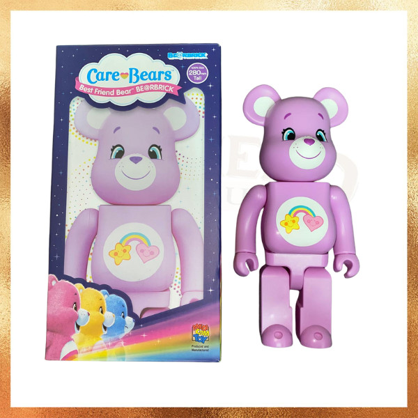 Bearbrick Medicom Toy x Care Bears Collab Purple 400%
