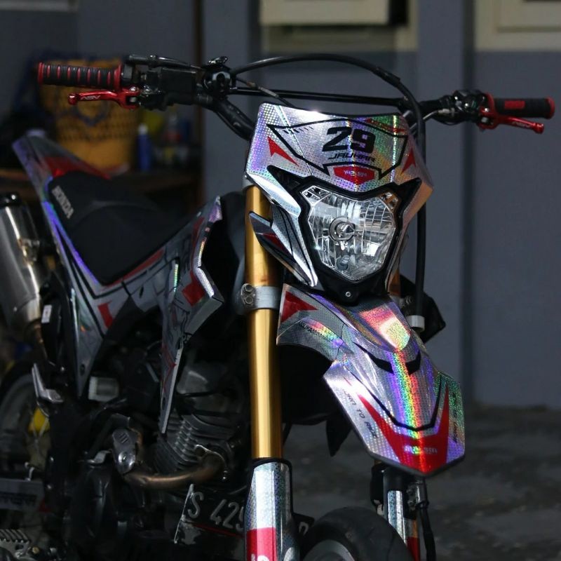 DECAL STIKER MOTOR CRF 150 L HOLOGRAM