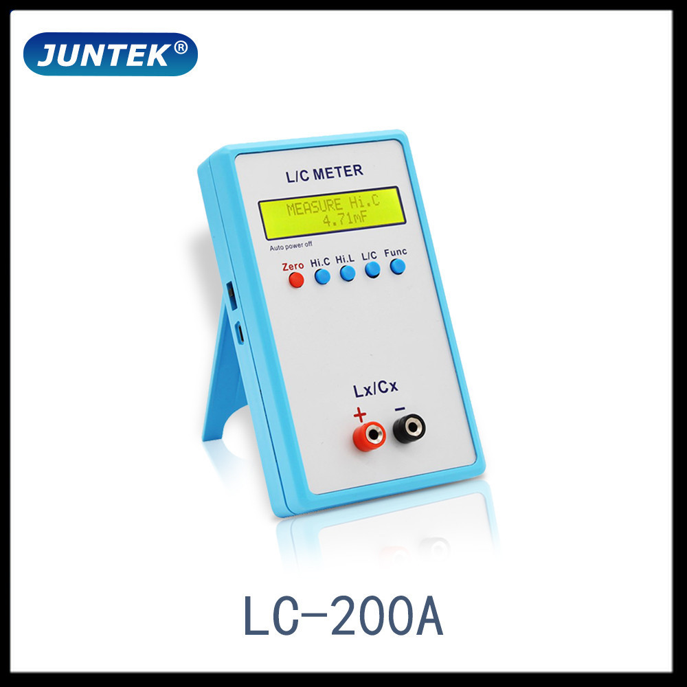BADABEST JUNTEK LC-200A Digital LCD Capacitance  Inductance Meter  LC Meter 1pF-100mF 1uH-100H