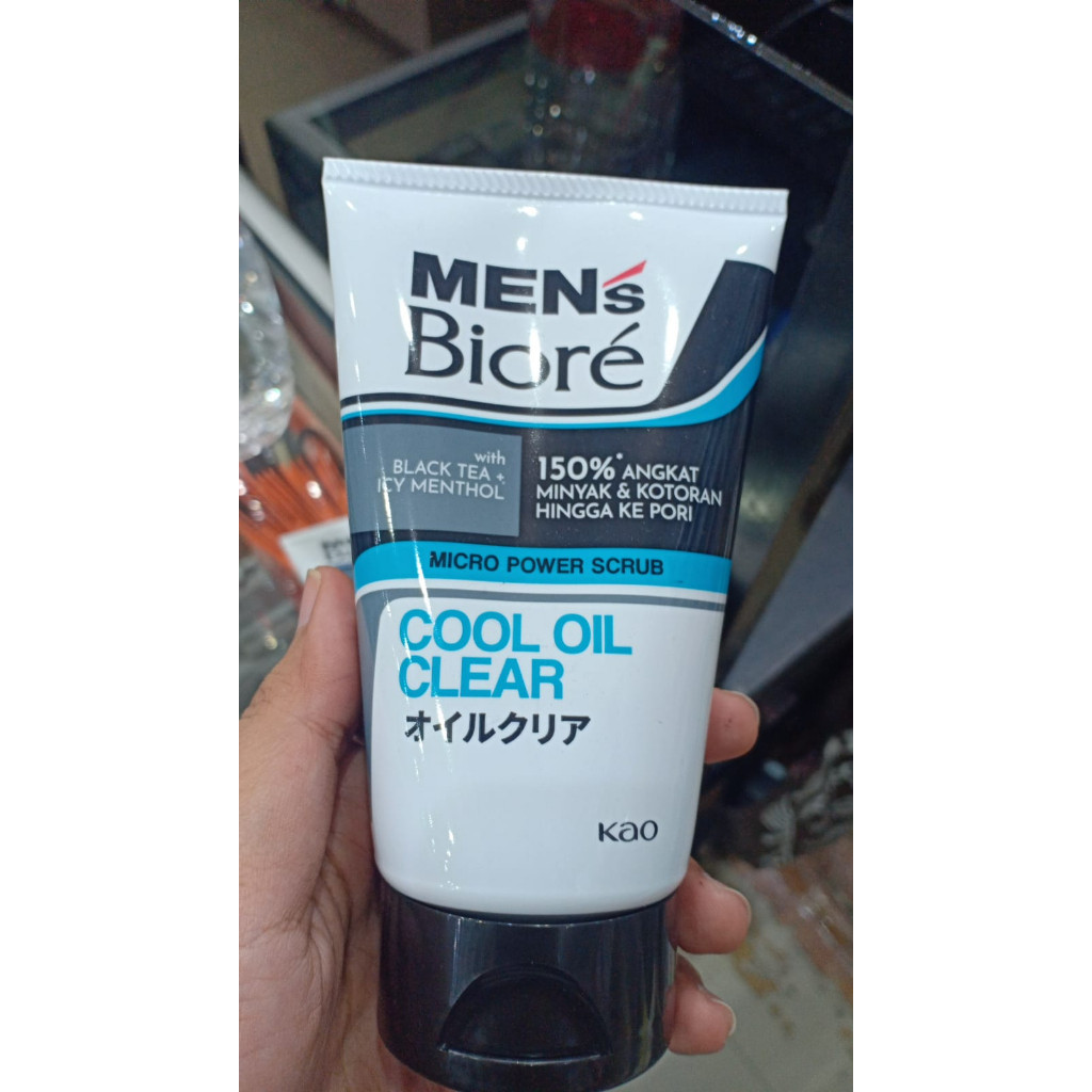 Biore Men Bright Cool Oil Clear Facial Foam