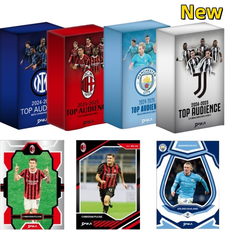 Genuine Football Star Card Haaland Football Juventus Top Auence Soccer Star Card Signature Collectio