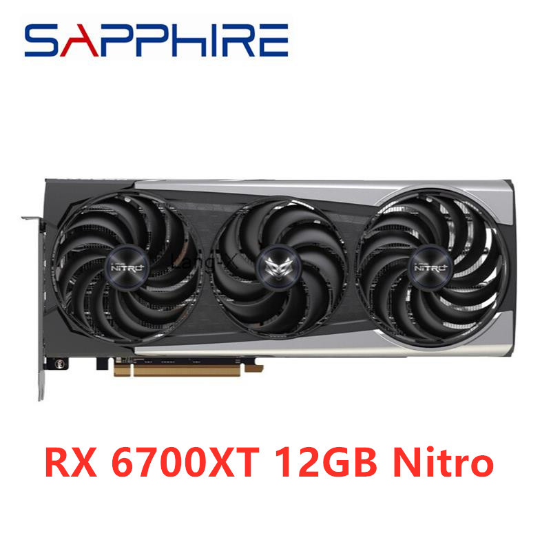 Sapphire RX 6700 XT 6700XT RX6700 Nitro 12GB GPU Video Card AMD Radeon RX6700XT Graphics Cards Deskt