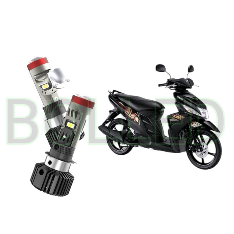 1pcs Lampu depan LED H6 BiLED High power Kipas motor Yamaha Mio M3 BLD