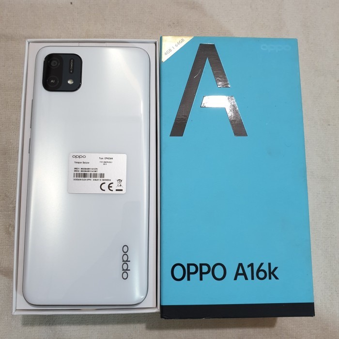 Oppo A16E | A16K Ram 3/32GB | Ram 4/64GB Second Resmi