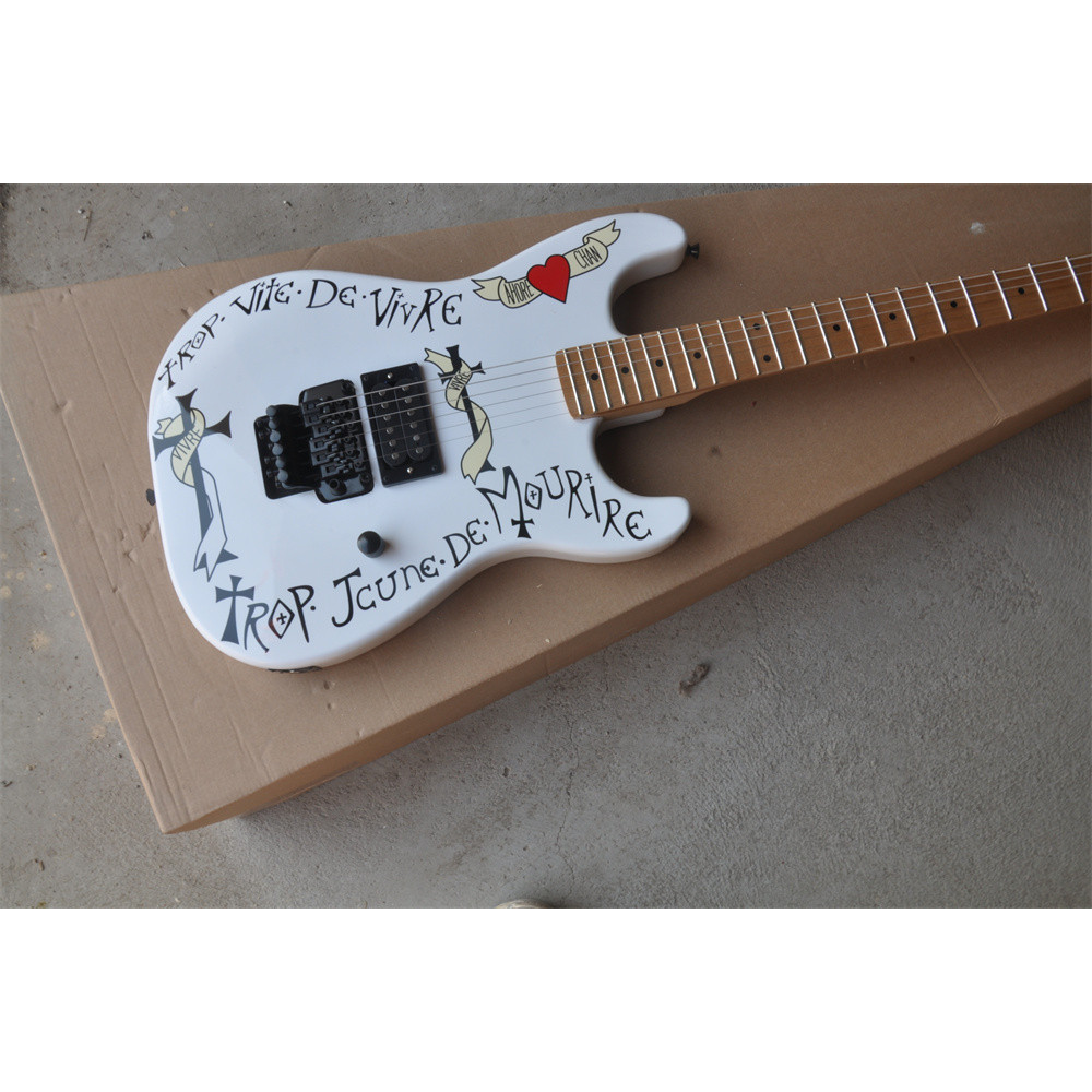 New Custom 6 String Electric Guitar Charvel Style 6 Strings Guitar  real photos 202232