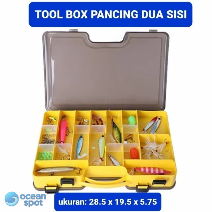 Tool Box Kotak Umpan Pancing Dua Sisi ( Double Side Lure Box ) ( ocean spot )