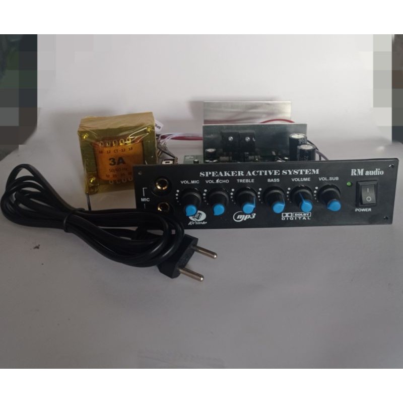 Power Speaker Aktif Mono Plus Echo + Trafo 3A