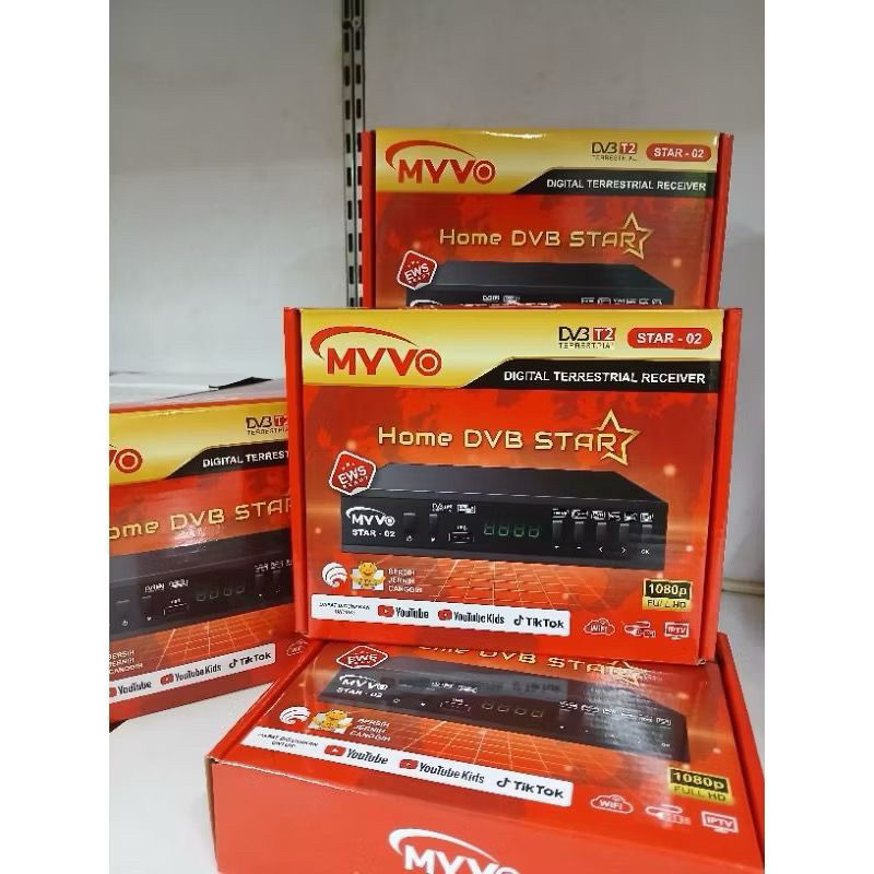 Set Top Box MYVO STAR 02 STB Sogo merah