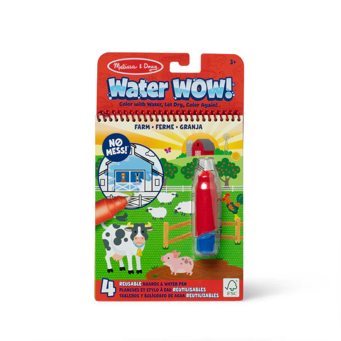 Mainan Melissa & Doug Water Wow - Farm