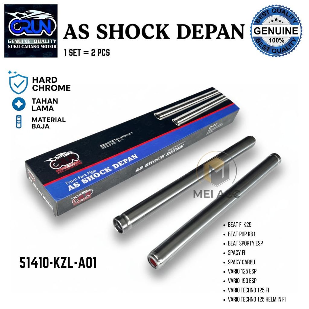 51410-KZL-842 CRUN As Shockbreaker Depan Honda Beat FI Beat Pop Sporty Scoopy Spacy FI Vario 125 150