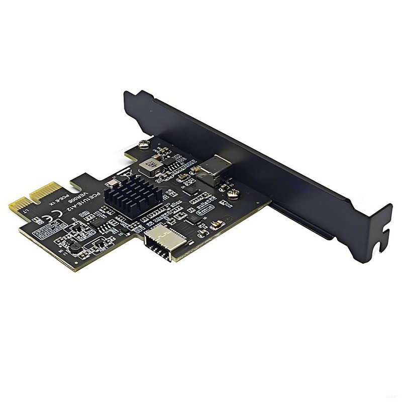 PCIE USB 32 Dual Type C HUB ASM3142 Chip PCIE USB Type C Expansion Card PCI Express 30 X1 to USB 32 