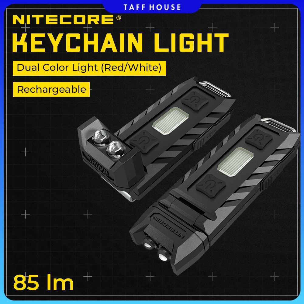 NITECORE Dual Color LED USB Rechargeable Keychain Light - THUMB