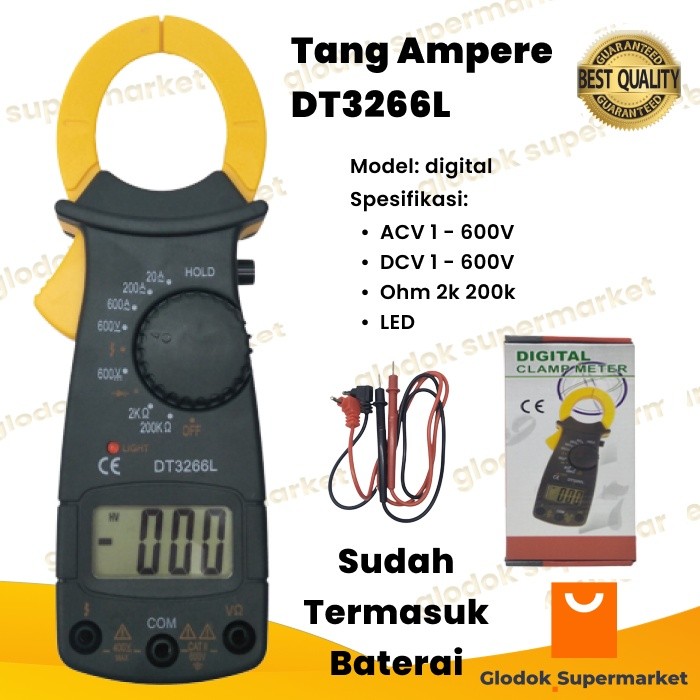 Tang Ampere DT3266L Digital Clamp Meter DT-3266L