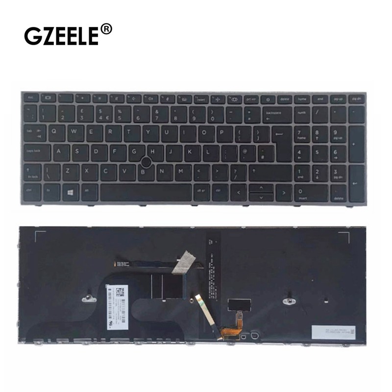 BR/LASP/US English Keyboard for HP ZBook Fury 15 G7 /ZBook Fury 15 G8 With Backlit