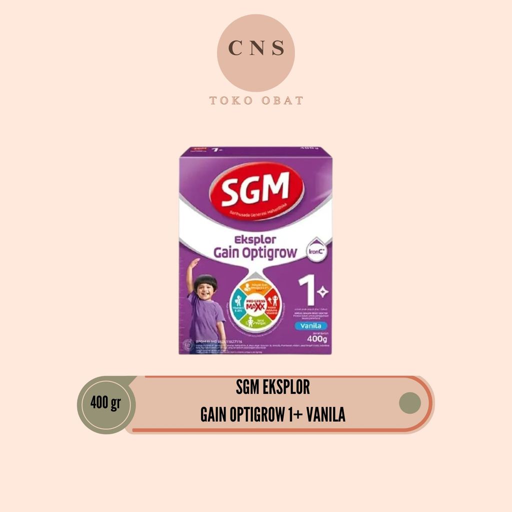Susu SGM Eksplor Gain Optigrow 1+ 400gr