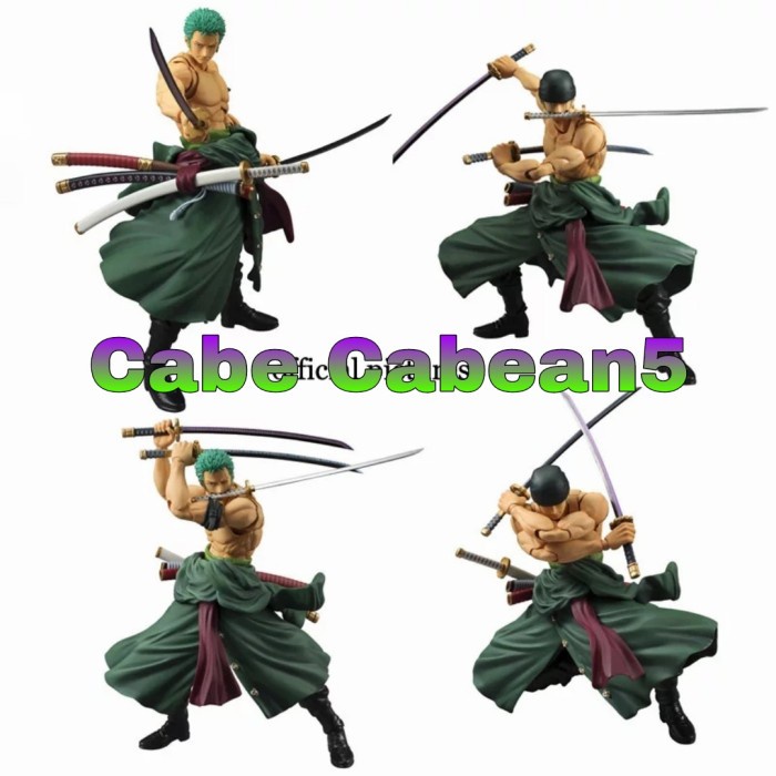 Vah One Piece Roronoa Zoro Variable Action Figure Heroes Super Kws