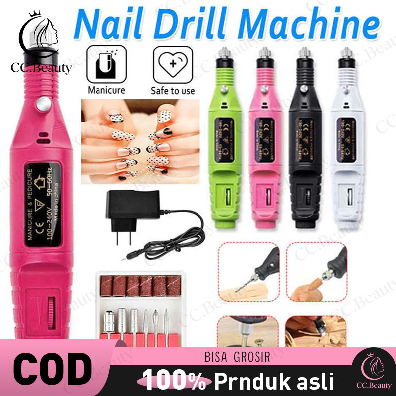 Mesin Manikur Electric Kuku mesin bor mini/ Mesin Bor Gerinda Mini Drill Set Mini Grinder