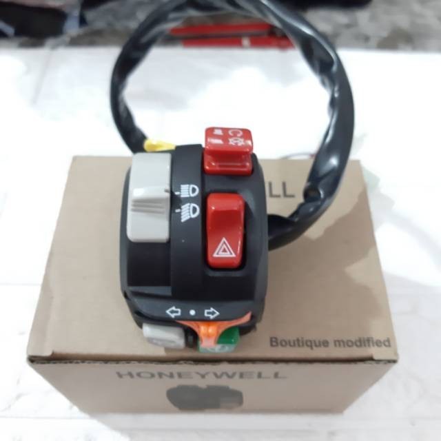 JQR_VARIASI SAKLAR KIRI HONEYWELL HOLDER KIRI MOTOR SAKLAR LH HONEYWELL UNIVERSAL