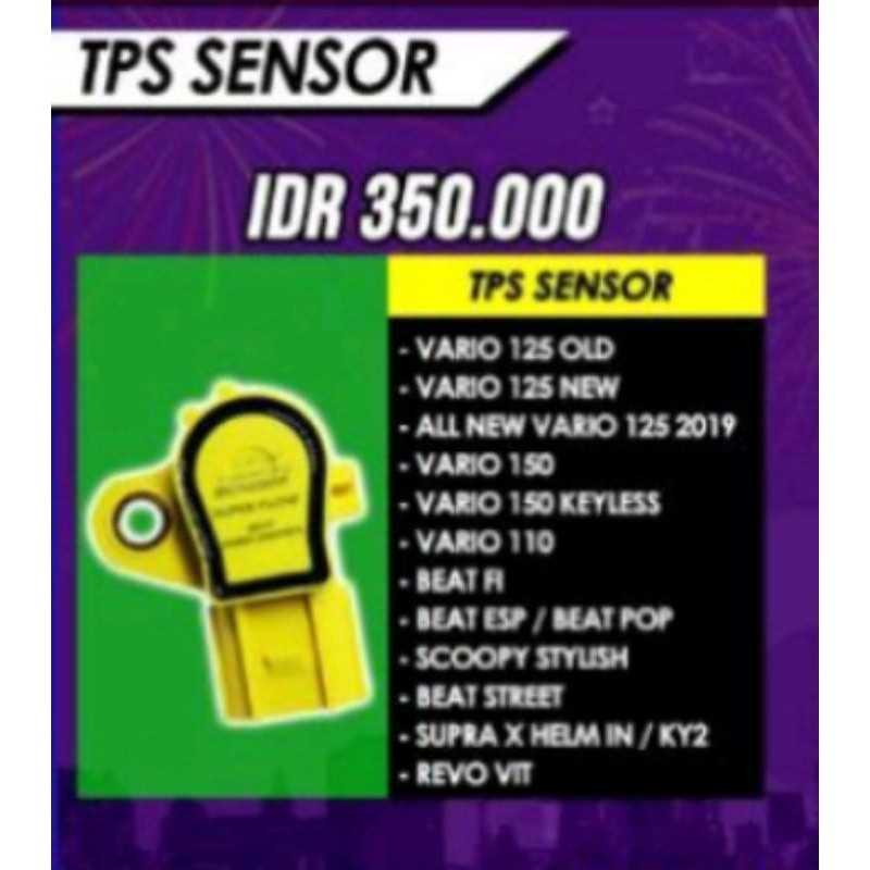 TPS BRT vario 125 vario 150 beat fi beat esp scoopy fi scoopy esp supra 125 helm in Sensor Tps BRT O