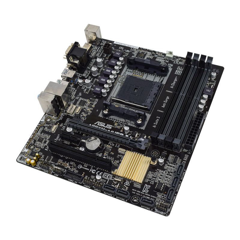 ASUS A88XMAUSB31 Motherboard Socket FM2FM2+ AMD A88X DDR3 32GB PCIE 30 USB30 Micro ATX support AMD A