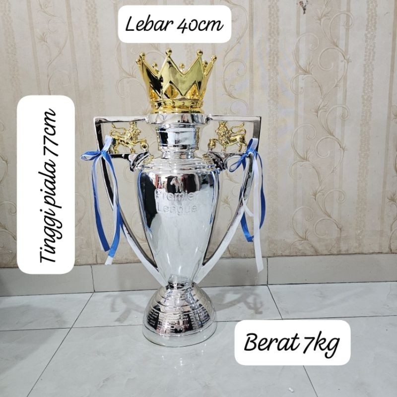 TROPHY PIALA 77CM RESIN MAHKOTA PREMIER LEAGUE