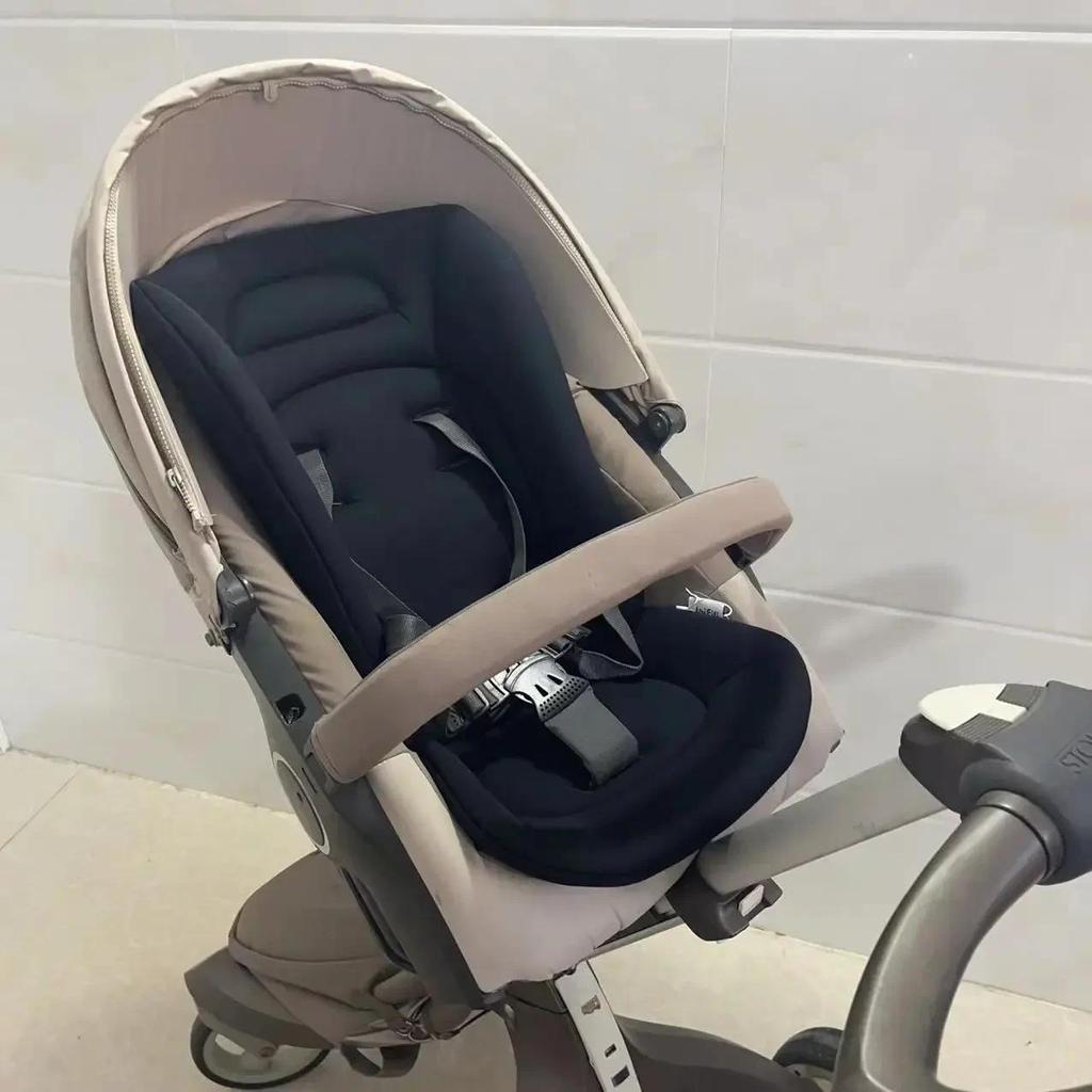 Applicable to StokkeXploryX V3V4V5V6 Scoot Baby stroller seat cushion, cotton pad, warm and breathab