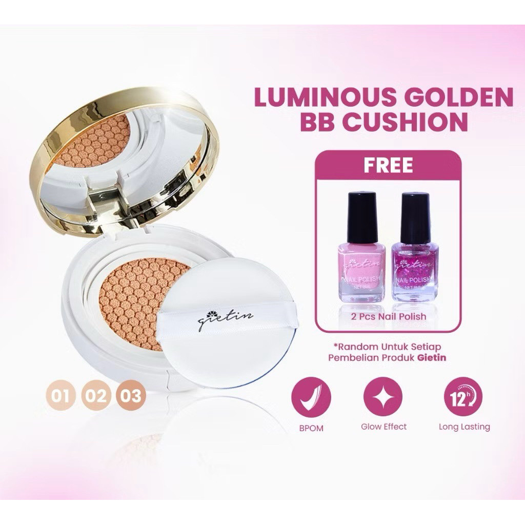 Gietin Luminous Golden BB Cushion BPOM GT08