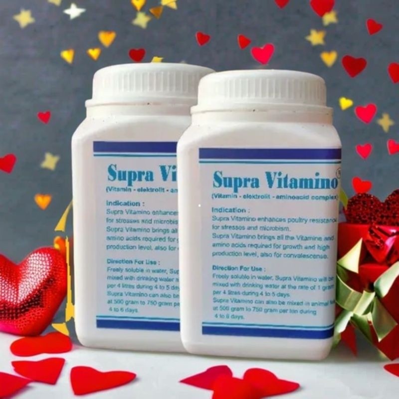 [Oryza Paws] Supra Vitamino.1kg  Vitamin Elektrolit ternak .
