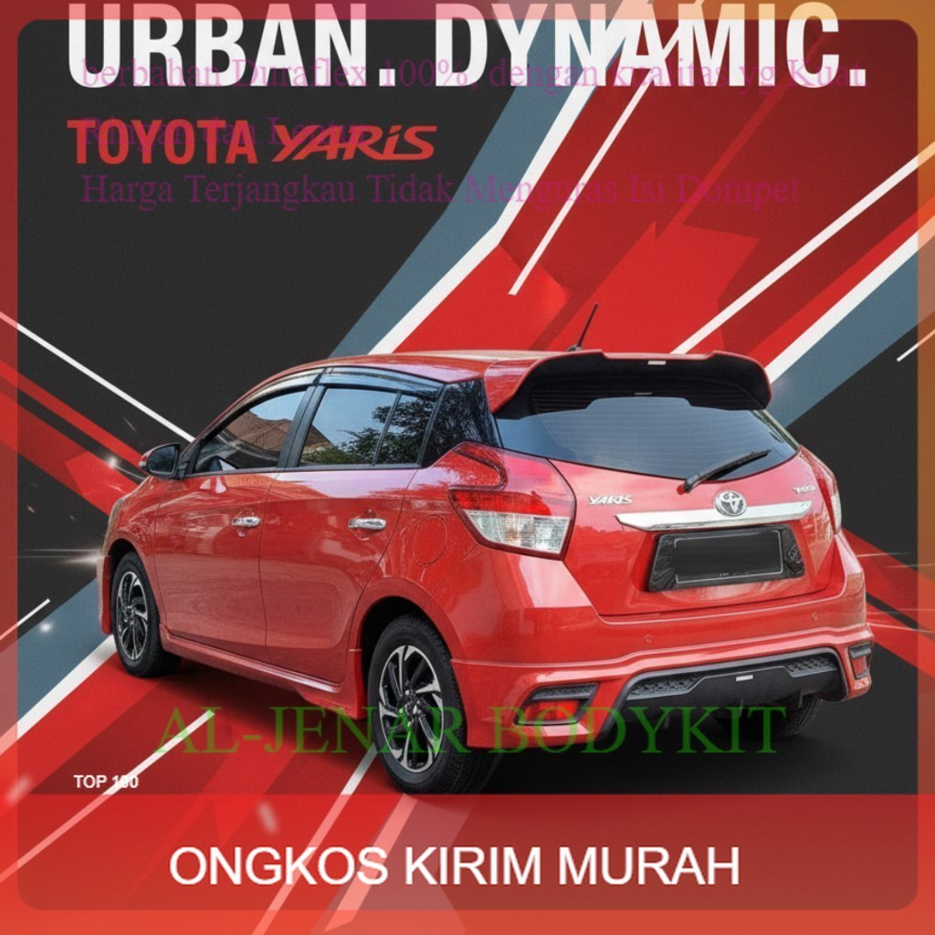 BUMPER/BEMPER YARIS BODYKIT TOYOTA YARIS 2014 2015 2016 2017 TRD