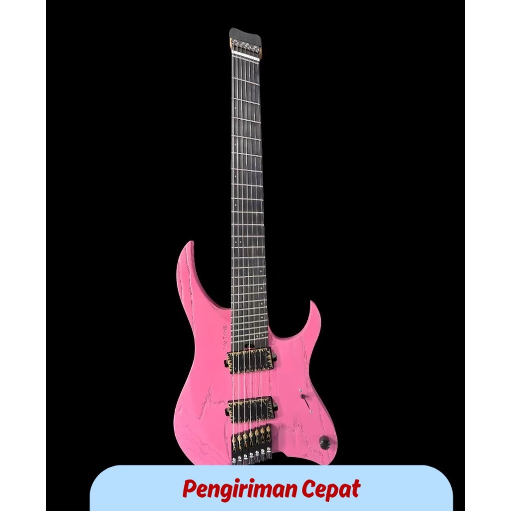 PCP Headless guitar  7strings Headless guitar  Aged guitar Sanding guitar